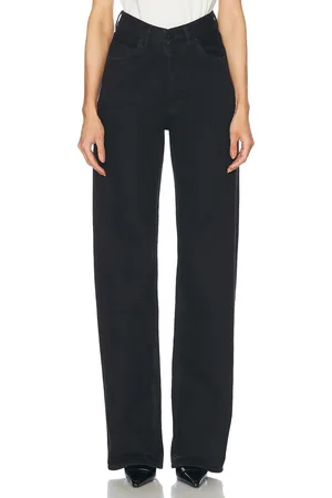 Saint Laurent High Waisted Wide Leg in