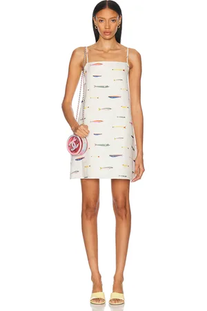 Staud Laura Linen Mini Dress in