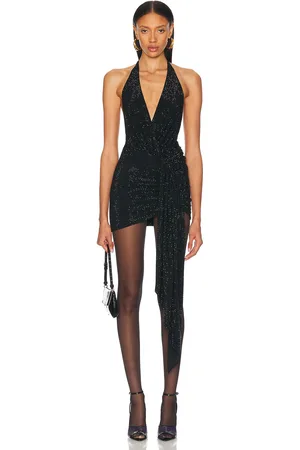 ALEXANDRE VAUTHIER Macro Crystal Mini Dress in