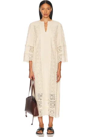 By Malene Birger Delane Embroidered Midi Dress in
