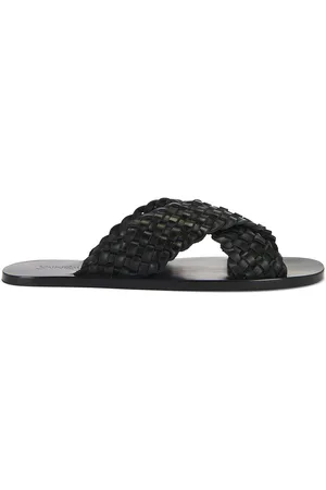Saint Laurent Party Flat Sandal in