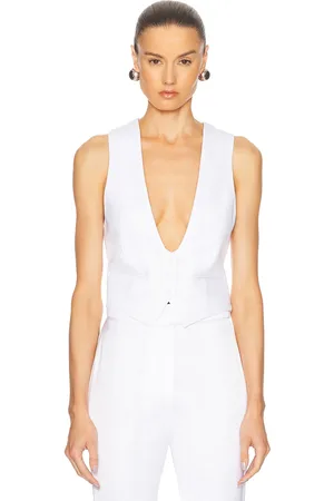 ALEXANDRE VAUTHIER Satin Tailoring Vest in