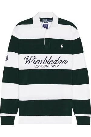 Ralph Lauren Wimbledon Terry Graphic Rugby Shirt in