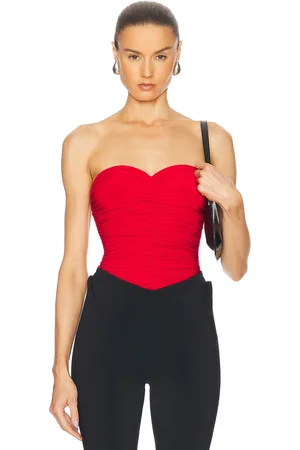Norma Kamali For FWRD Slinky Marissa Bodysuit in