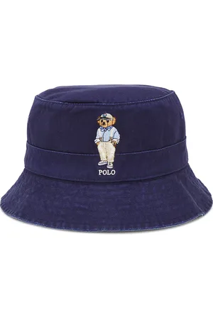 Ralph Lauren Bear Bucket Hat in