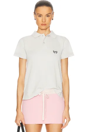 Balenciaga Short Sleeve Fitted Polo in