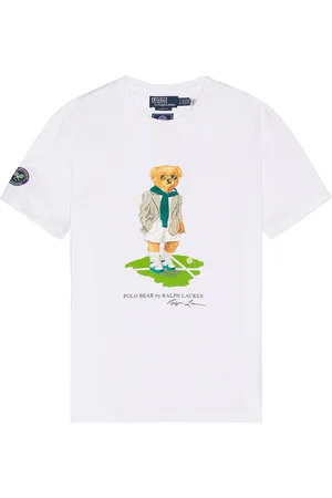 Ralph Lauren Short Sleeve Wimbledon Novelty Bear T-Shirt in