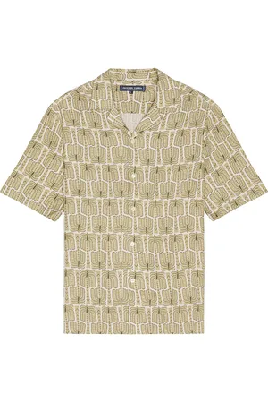 Frescobol Carioca Roberto Palmeira Printed Linen Shirt in
