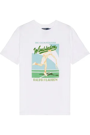 Ralph Lauren Short Sleeve Wimbledon Court Print T-Shirt in