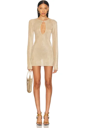 SER.O.YA Emeri Metallic Mini Dress in