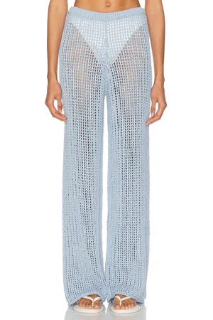 La Porte Mia Windowpane Knit Pant in