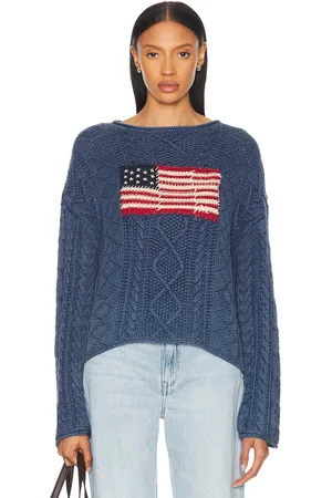 Ralph Lauren Boat Neck Pullover Sweater in