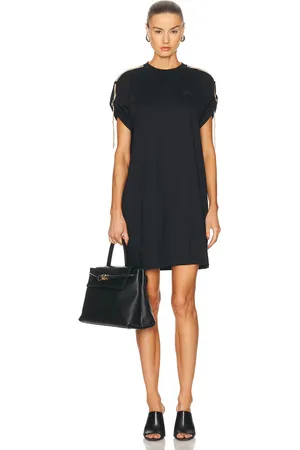 Burberry Ruched Sleeve Dress in