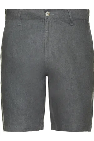 ONIA Linen Fixed Waist Shorts in