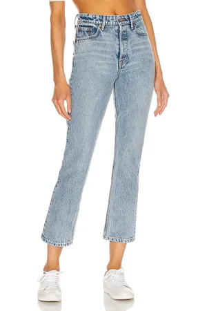 GRLFRND Karolina High Rise Straight Crop in