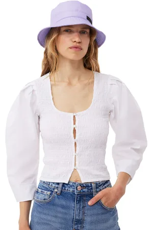 Ganni Bucket Hat in Size Medium/Large Polyester Women