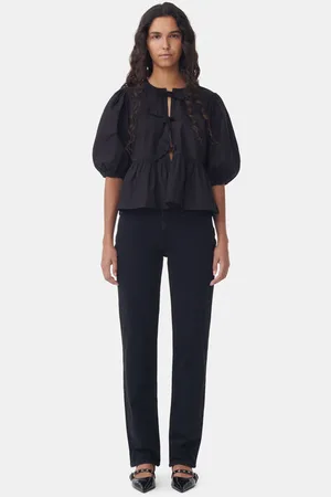 Ganni Pohli Jeans in /Black Size 24W/34L Women