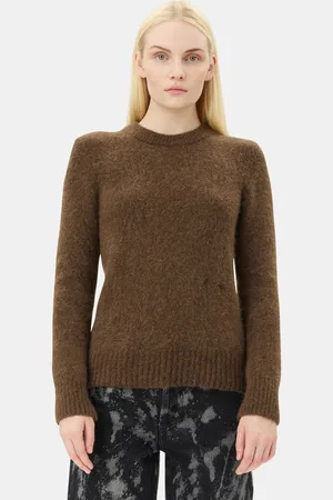 Ganni Brown Jumper in Size Medium Women
