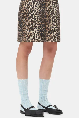 Ganni Blue Chunky Cotton Socks in Size XS/Small Women