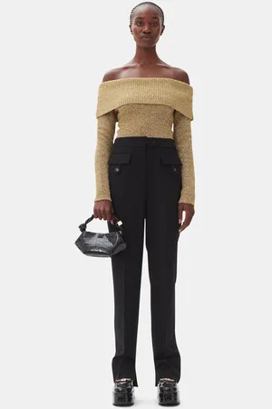 Ganni Suiting Trousers in Size 38 Polyester Women
