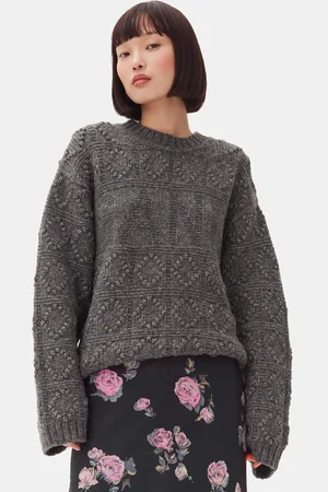 Ganni Bubble Jumper Size Small Cotton/Wool Women