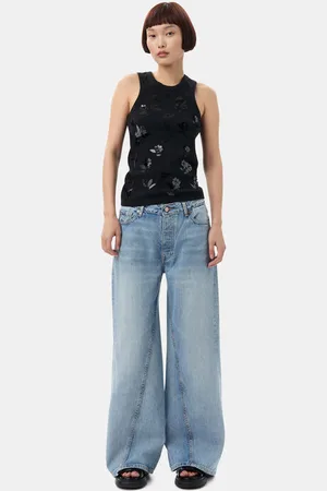 Ganni Joezy Jeans in Size 31W/34L Organic Cotton Women