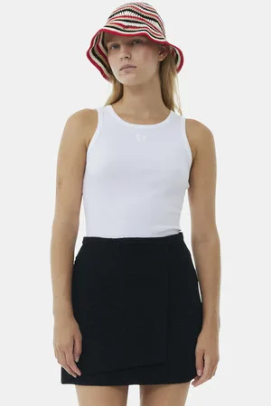 Ganni Red Cotton Crochet Bucket Hat in Size XS/Small Women