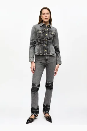 Ganni Washed Carri Jeans in Washed Size 25 Elastane/Organic Cotton/Viscose Women