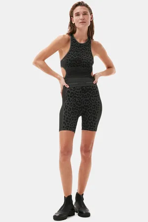Ganni Seamless Jacquard Shorts in Size Medium Women