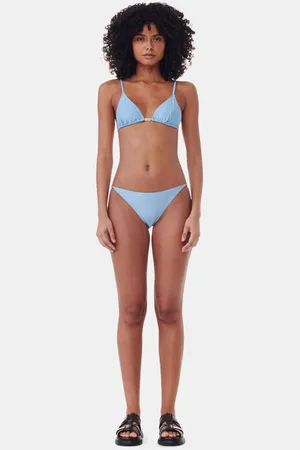Ganni Blue Emblem Mini Briefs in Size 8 Women