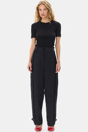 Ganni Tweed Suiting Trousers in Size 34 Women