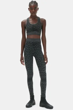 Ganni Seamless Jacquard Bra in Size Medium Women