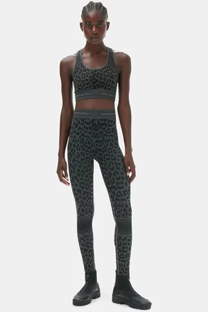 Ganni Seamless Jacquard Leggings in Size Large Women