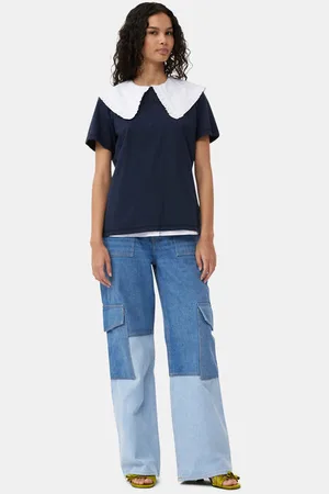 Ganni Angi Jeans in Size 32 Organic Cotton Women