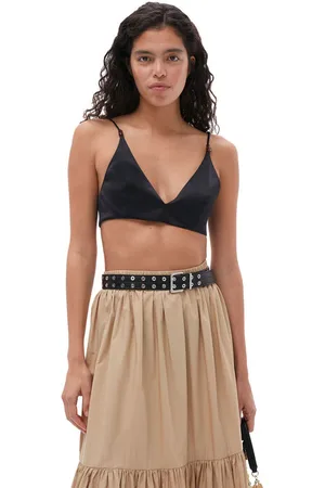 Ganni Double Satin Top in Size 4 Women