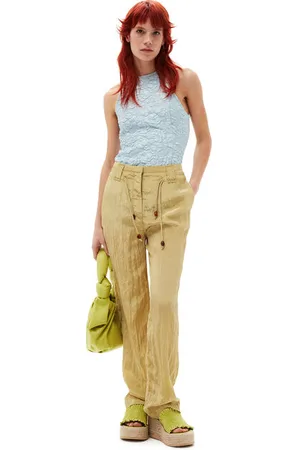 Ganni Shiny Tech Pants in Size 36 Women