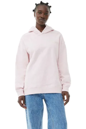Ganni Light Pink Isoli Oversized Hoodie in Size 2XS/XS Organic Cotton Women