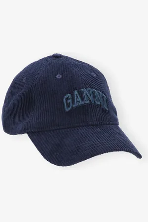 Ganni Corduroy Cap in Cotton Women