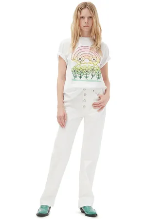 Ganni Lovy Jeans in Bright Size 31W/32L Organic Cotton Women