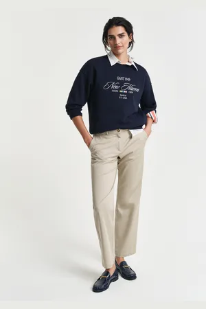 GANT Naiset Regular fit ‑mitoitetut chinot (34)