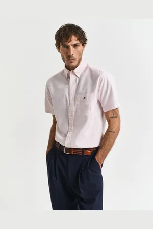 GANT Miehet Regular fit ‑mitoitettu lyhythihainen klassinen oxford-paita (S)