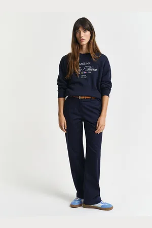 GANT Naiset Regular fit ‑mitoitetut chinot (34)