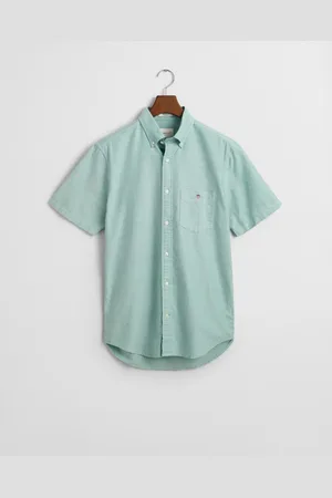 GANT Miehet Regular fit ‑mitoitettu lyhythihainen klassinen oxford-paita (S)