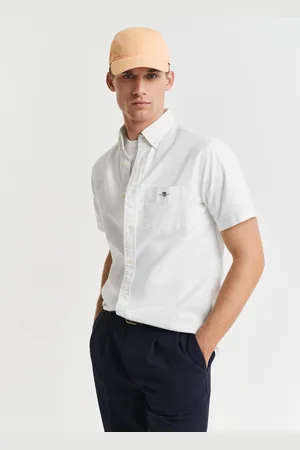 GANT Miehet Regular fit ‑mitoitettu lyhythihainen klassinen oxford-paita (S)