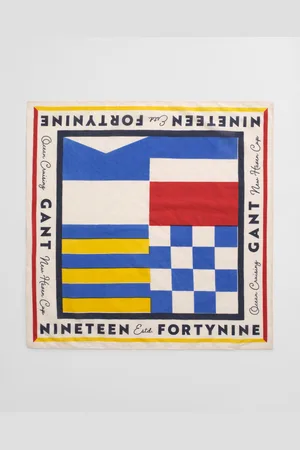 GANT Miehet Puuvillainen Signal Flag ‑bandanahuivi (ONE SIZE)
