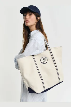 GANT Naiset Kanvaasikankainen rantakassi (ONE SIZE)