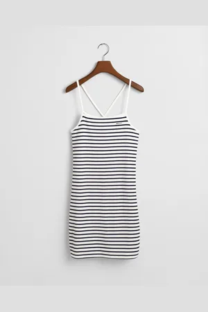 GANT Nuoret Teen Girls ‑malliston hihaton raitamekko (134/140)