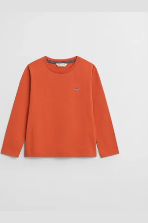 GANT Lapset Kids-malliston pitkähihainen Shield-t‑paita (92)