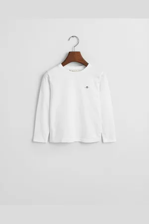 GANT Lapset Kids-malliston pitkähihainen Shield-t‑paita (110/116)