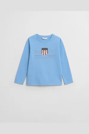 GANT Lapset Kids-malliston pitkähihainen Archive Shield ‑t‑paita (92)
